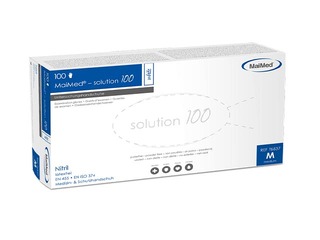 Nitrilkinnaste pulbrivabad Maimed, fuksia, suurus M, 100 tk