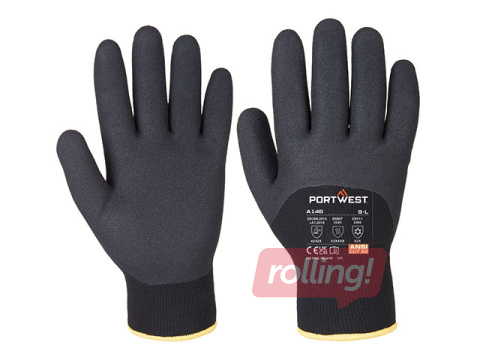 Töökindad külma ilmaga töötamiseks Arctic Winter, suurus L, mustad