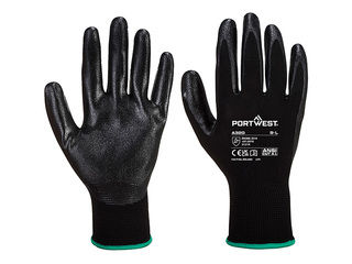Töökindad parema haarduvuse jaoks Dexti-Grip, suurus L, mustad