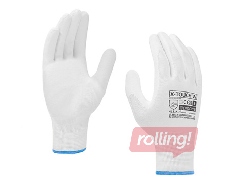 Protective Gloves X-Touch, Size L, White