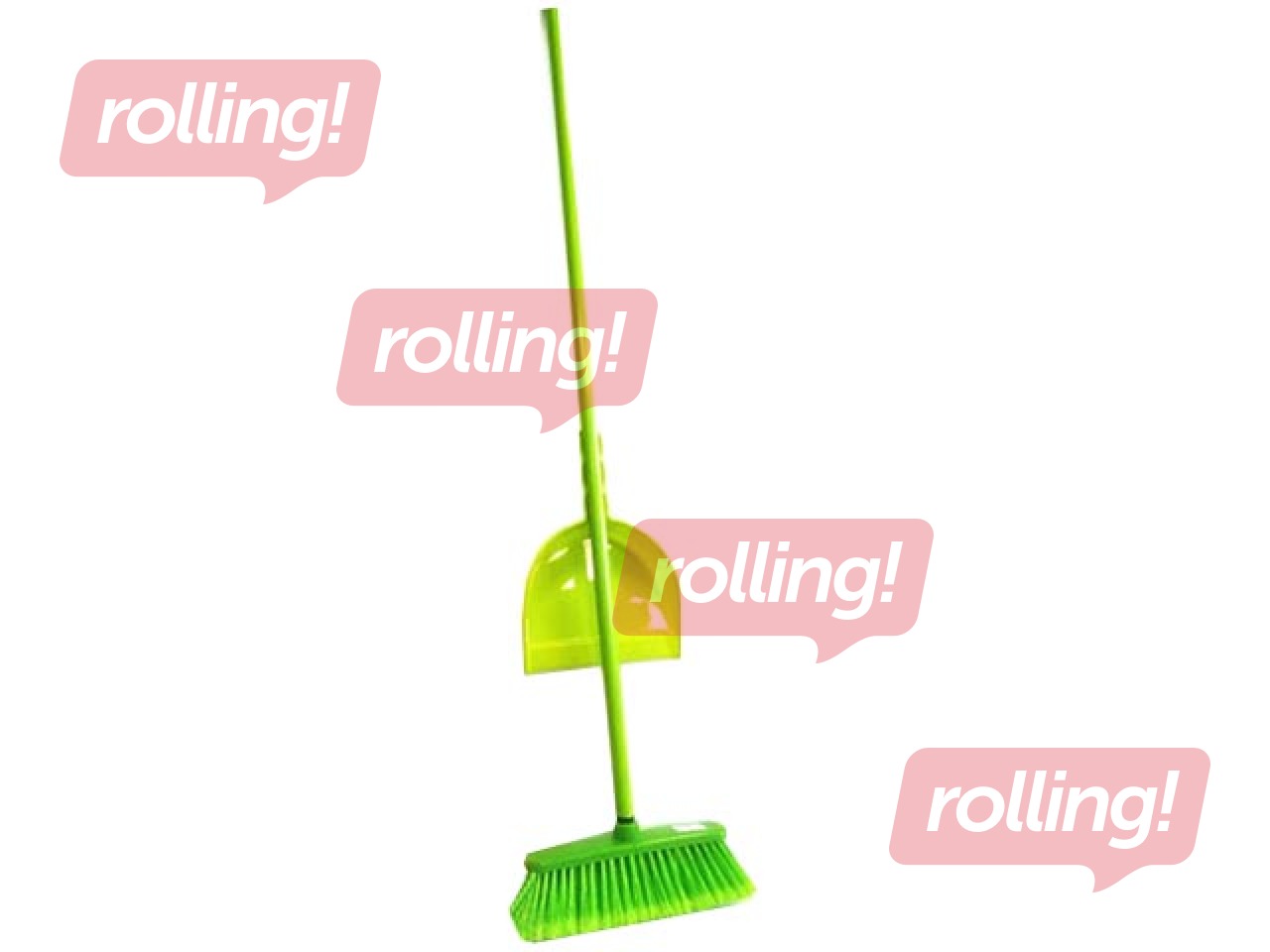 Grīdas birste ar liekšķeri, dažādas krāsas, 120cm