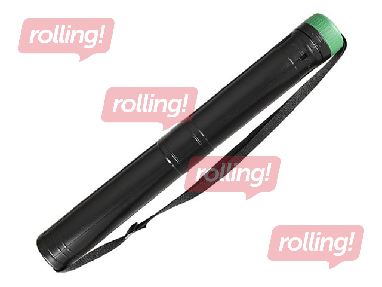 Teleskopisks tubuss Linex,diametrs 7.5 cm, 70-124 cm melns