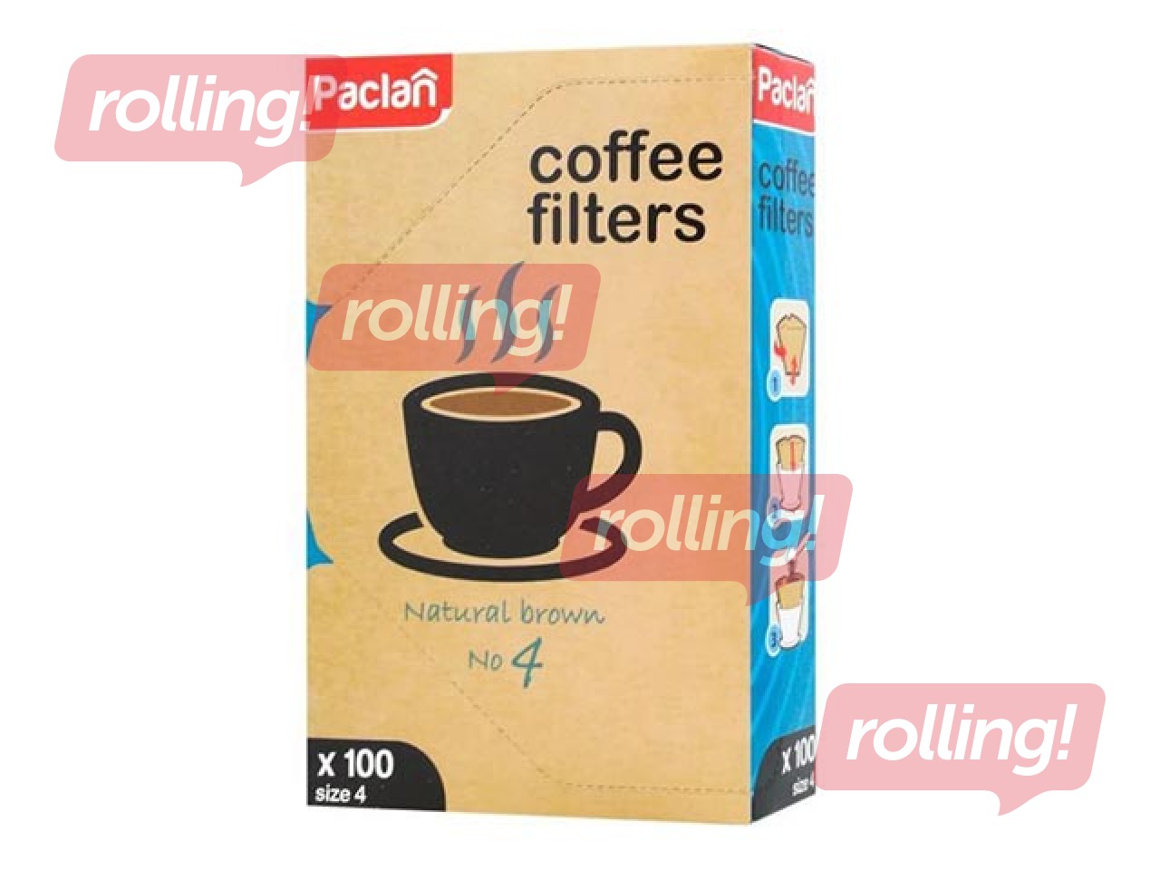 Kafijas filtri, 100 gab.