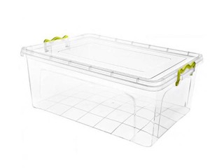 Säilituskast kaanega, 26.5L STRONG BOX 51.5x34.7x22.5, läbipaistev plastik