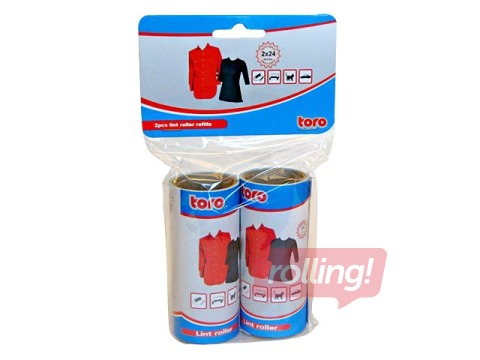 Rezerves rullīši Toro virsdrēbju tīrīšanai, 24 loksnes, 2 gab.