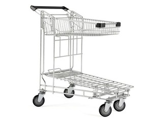 Nesting distribution trolley