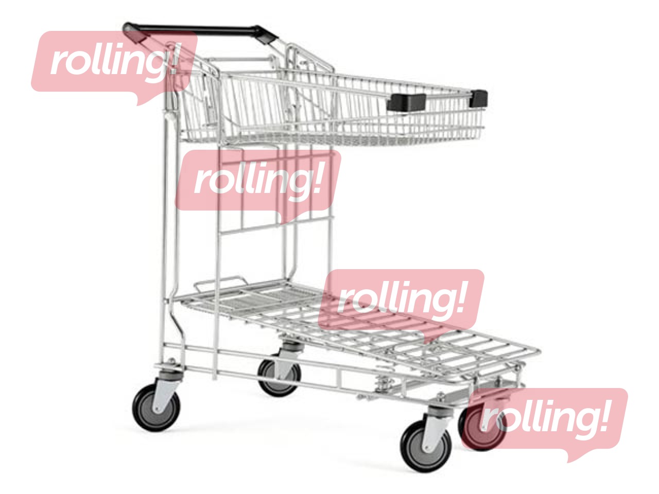Nesting distribution trolley