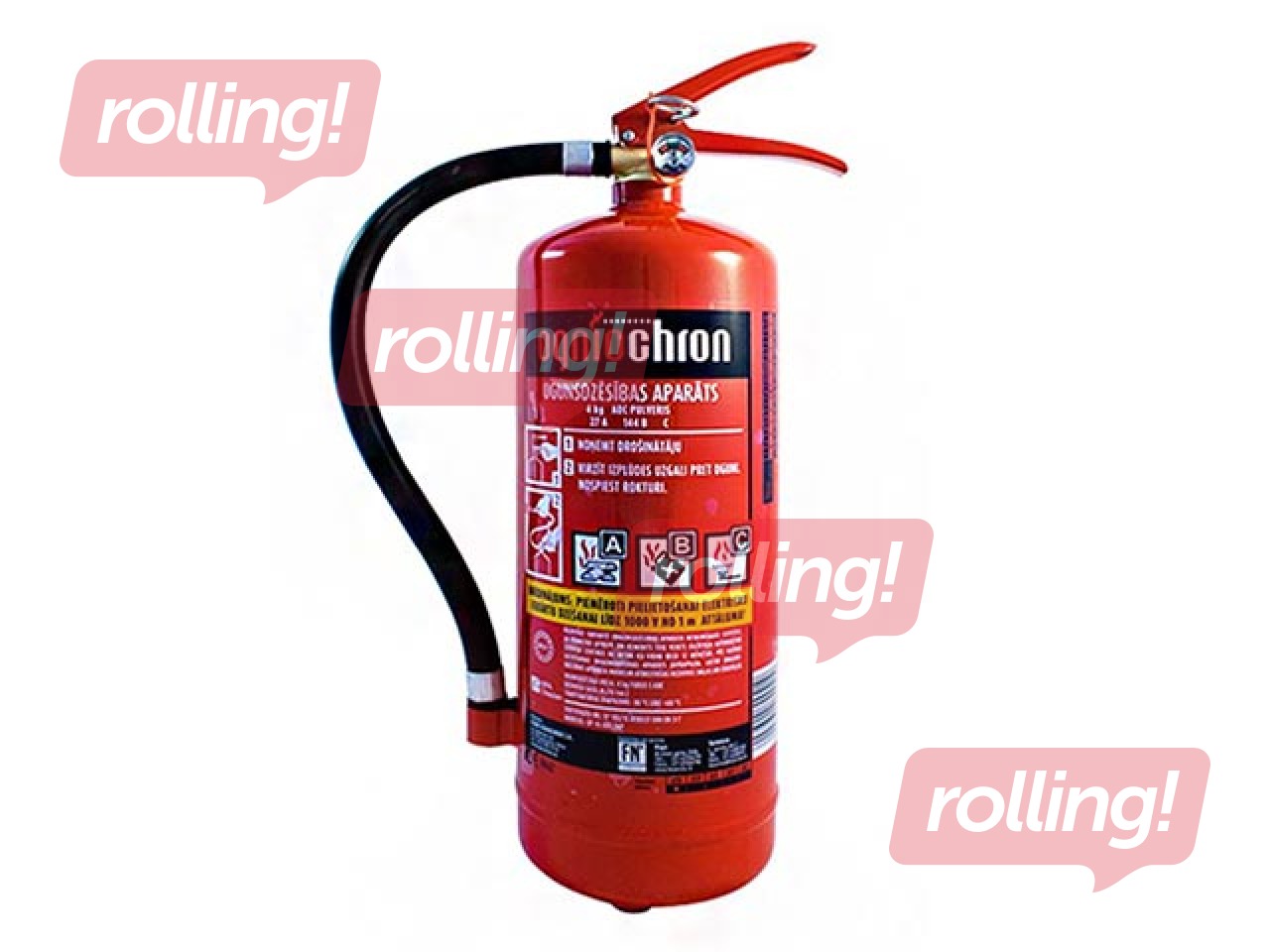 Ugunsdzēsības aparāts OGNIOCHRON ar turētāju (27A 144B C)