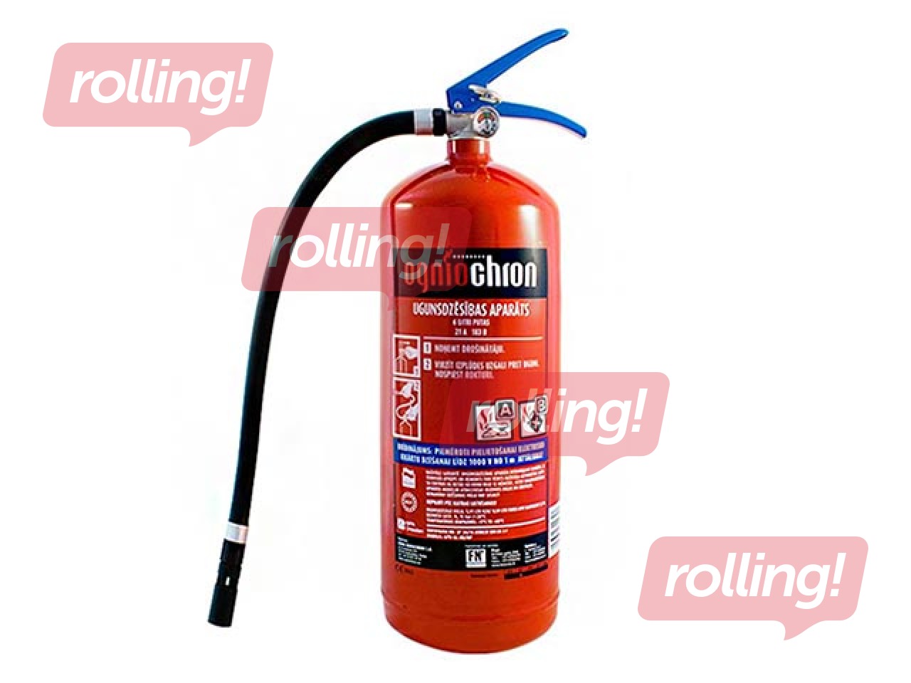 Water-foam fire extinguisher OGNIOCHRON (21A 183B), environment friendly
