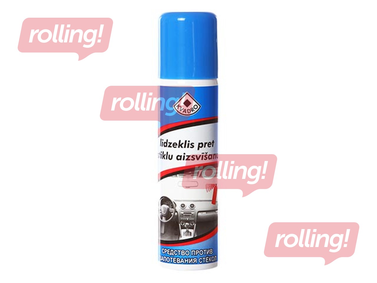 Līdzeklis pret stiklu aizsvīšanu KVADRO, 150ml