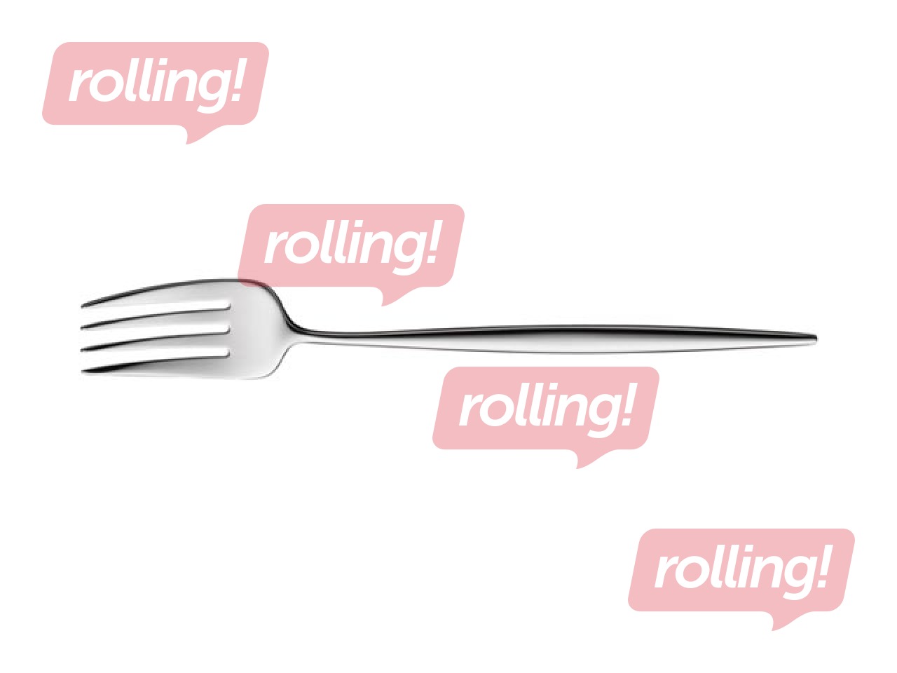 Table fork Enia, silver