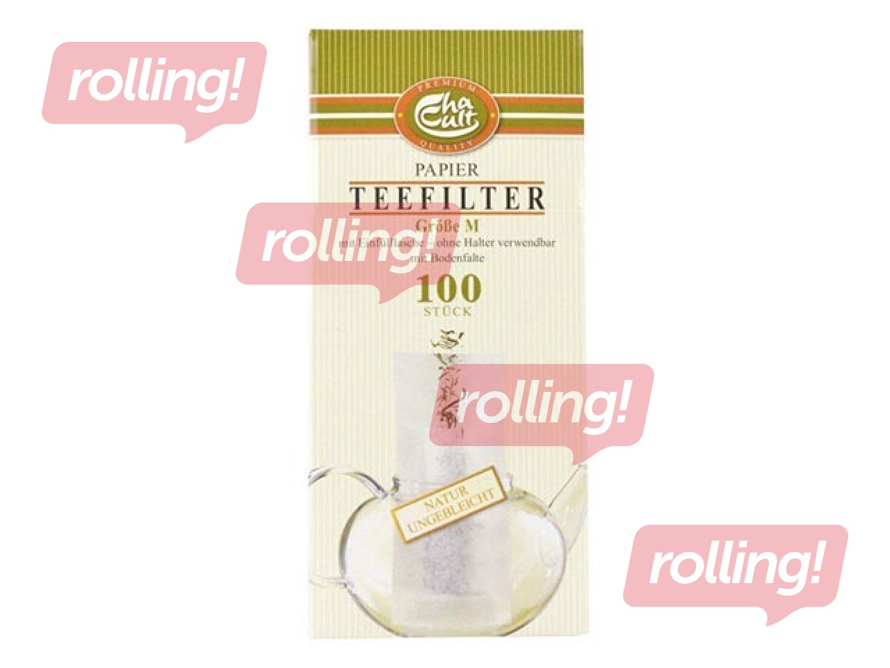 Tējas filtri, izmērs M, 100 gab.