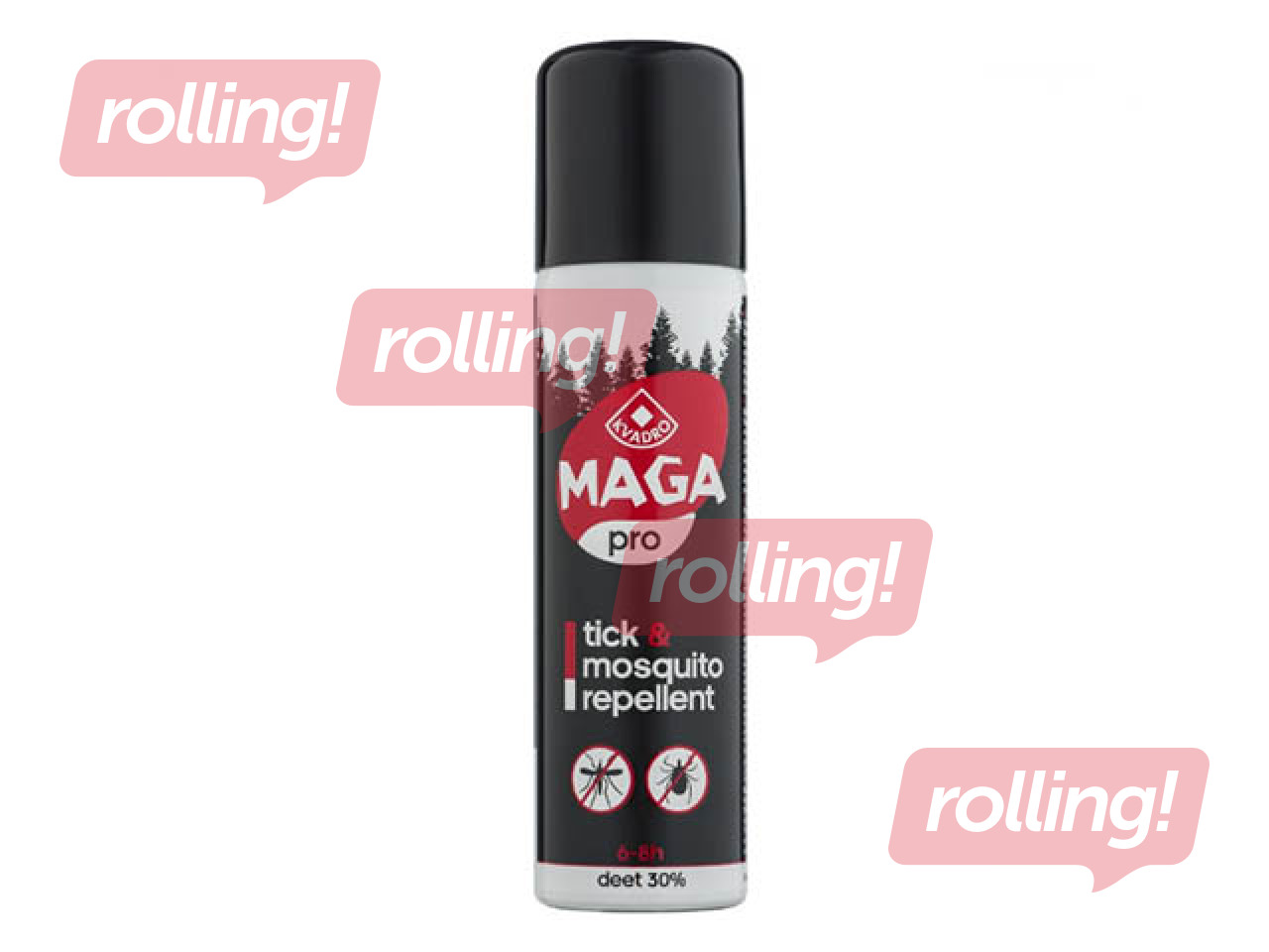 Līdzeklis pret odiem un ērcēm, Maga Pro, DEET 30% 150ml