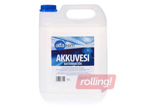 Destilēts ūdens Alfakem, 5l