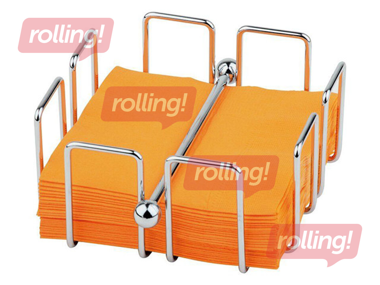 Salvešu turētājs 50 salvetēm, 13.5×13.5cm h-7cm