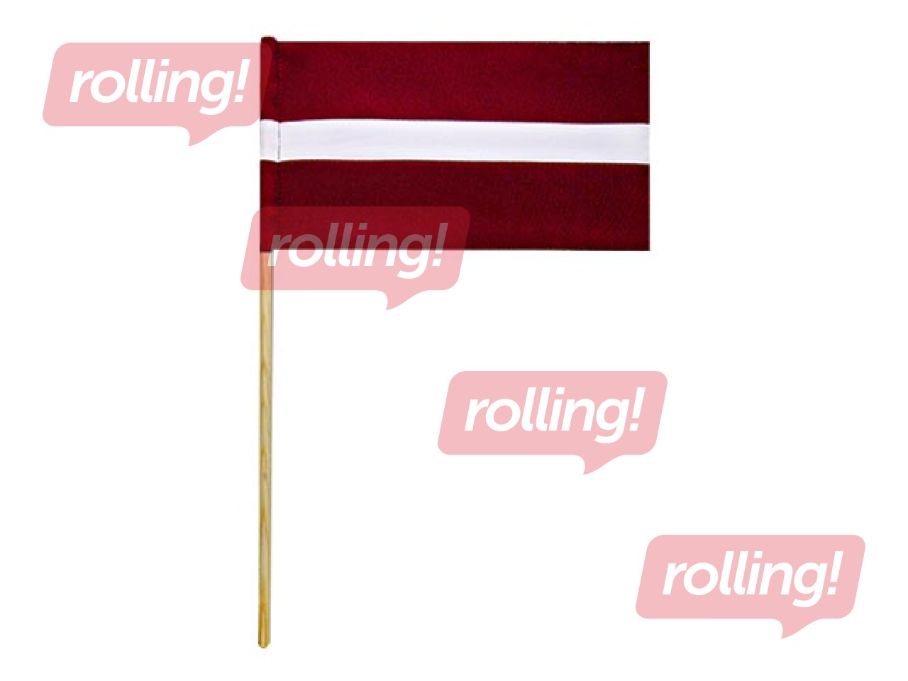 Flag of the Republic of Latvia, 13x26cm