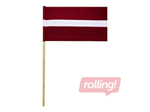 Latvijas Republikas karodziņš, 13x26cm