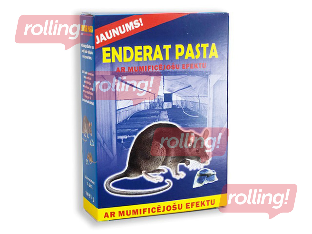 Яд от крыс и мышей Ederat, паста с мумифицирующим эффектом, 100г