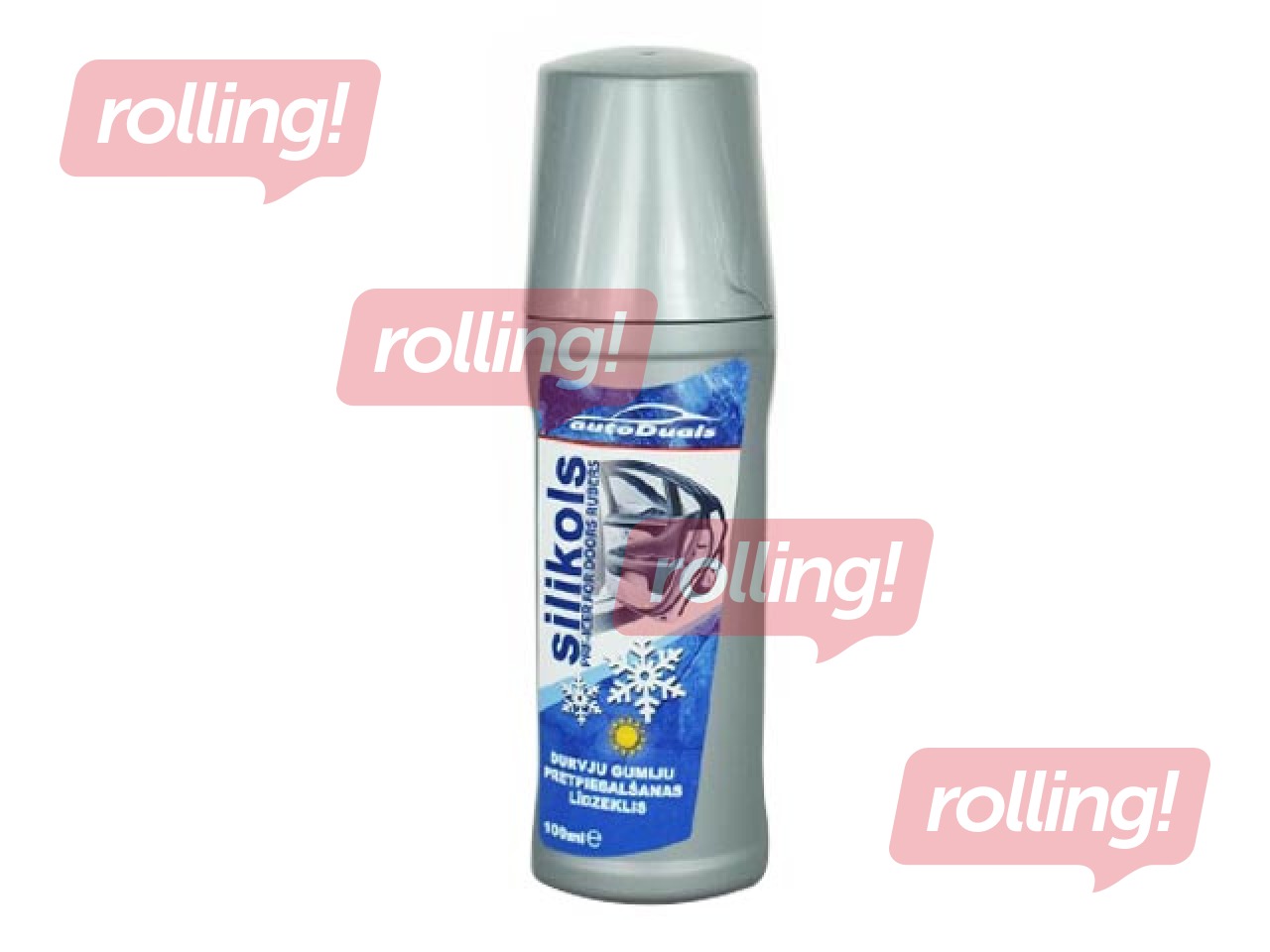 Силикон для а/м дверных резинок, с губкой, AutoDuals 100мл