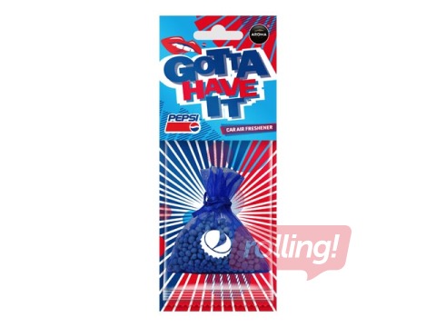 Auto gaisa atsvaidzinātājs Aroma Car Pepsi bag Pearls