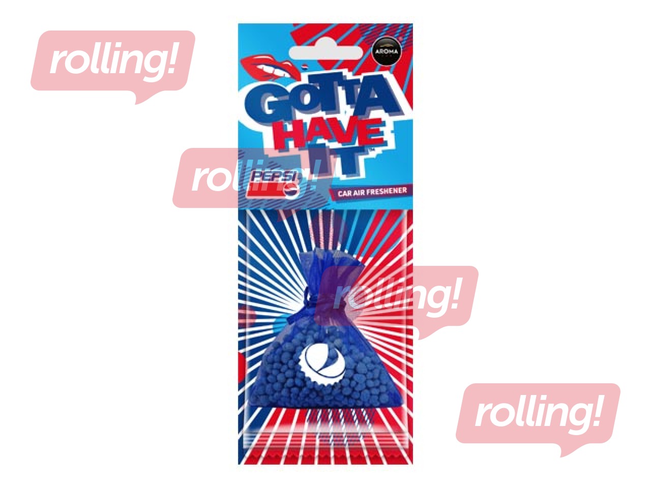 Auto gaisa atsvaidzinātājs Aroma Car Pepsi bag Pearls