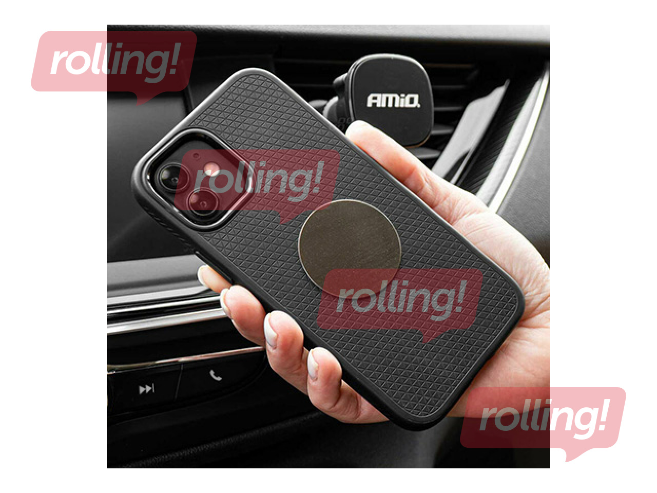 Telefona turētājs, magnētisks, stiprināms uz virsmas, B-15