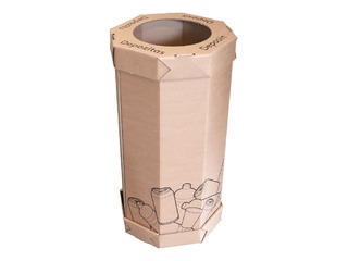 Картонный контейнер для сортировки мусора,360 x 360 x 750 мм