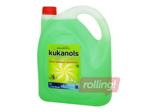 Жидкость стеклоомывателя летняя, kUKANOLS, 4л