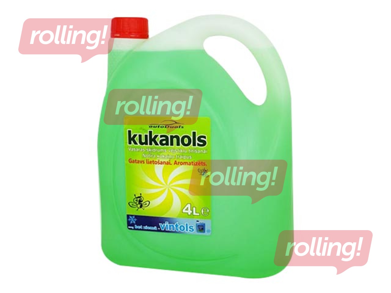 Жидкость стеклоомывателя летняя, kUKANOLS, 4л