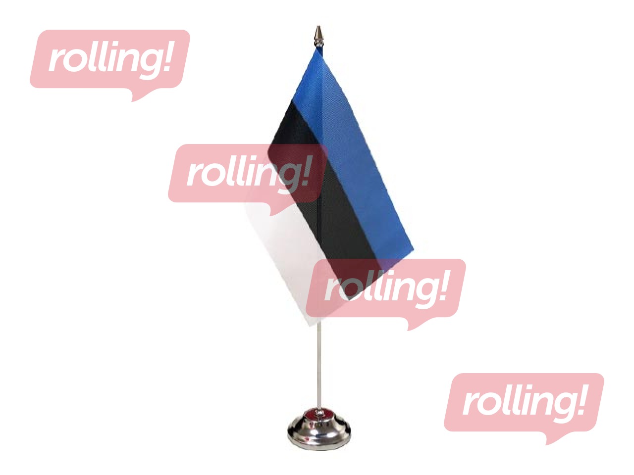 Estonian flag, for table, 10x20cm