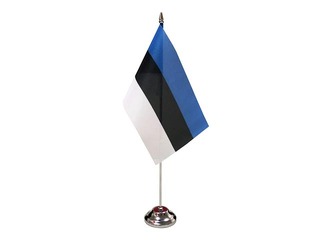 Estonian flag, for table, 14x28cm