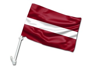Car flag, Republic of Latvia, 30x40 cm