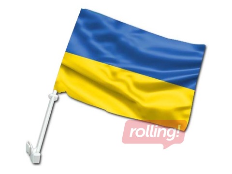 Flag for car of Ukraine, 30x40 cm