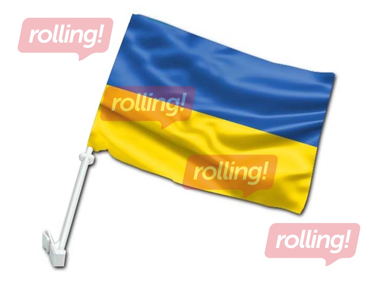 Karogs automašīnai Ukrainas, 30x40 cm