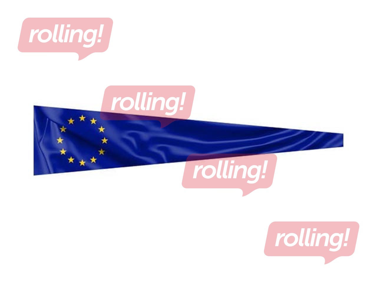 Euroopa Liidu lipp, vimpel, 200x50cm