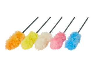 Vilnas putekļu slota ar teleskopisku kātu, 110cm, dažādas krāsas