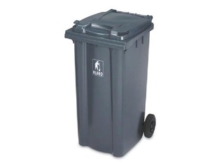 Prügikonteiner Kliko, tumehall, 240l