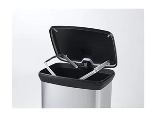 Atkritumu tvertne ar pedāli Curver Deco Bin, metalizēta, sudraba, 50l