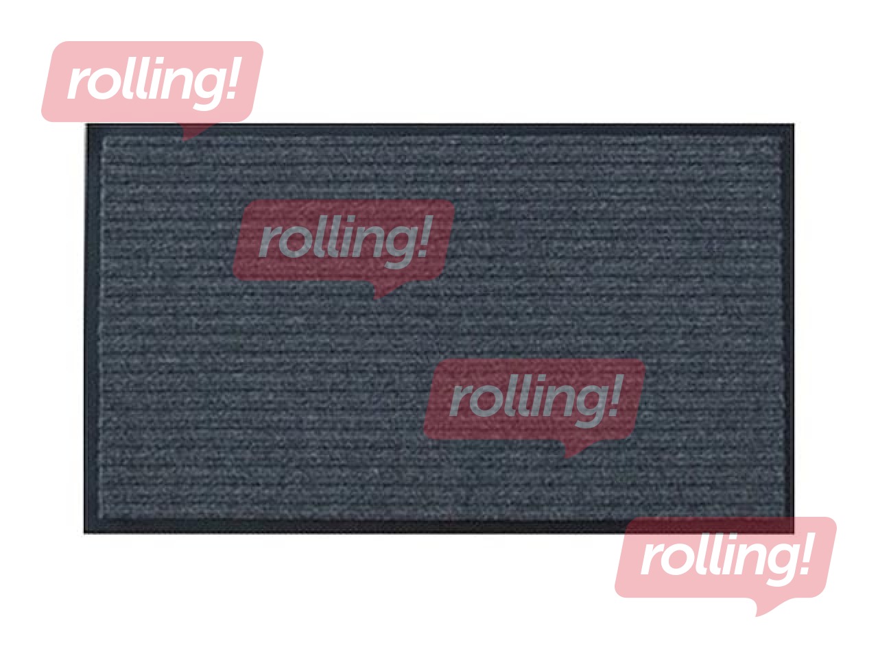 Ieejas paklājs Okko Sphinx, ar gumijas pamatni, pelēks, 90x60cm