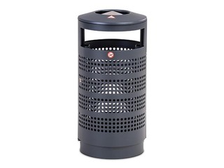 Мусорный контейнер с пепельницей, 70л