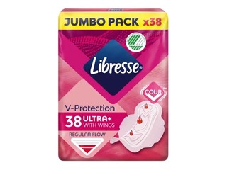 Hügieeniilised sidemed Libresse Ultra Normal Jumbo pack, 38 tk. +KAMPAANIA! Osta Libress