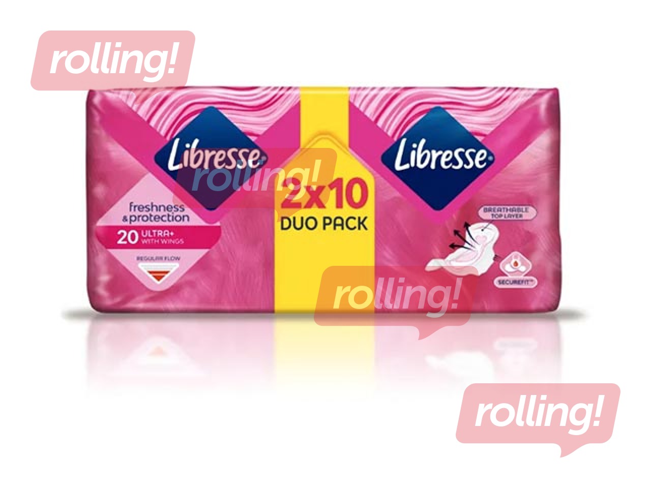 Higiēniskās paketes Libresse Ultra Duo, 20 gab. +AKCIJA! Pērc Libresse higiēniskās paketes un saņe