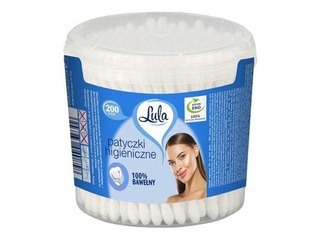 Cotton sticks in box, 200 pcs