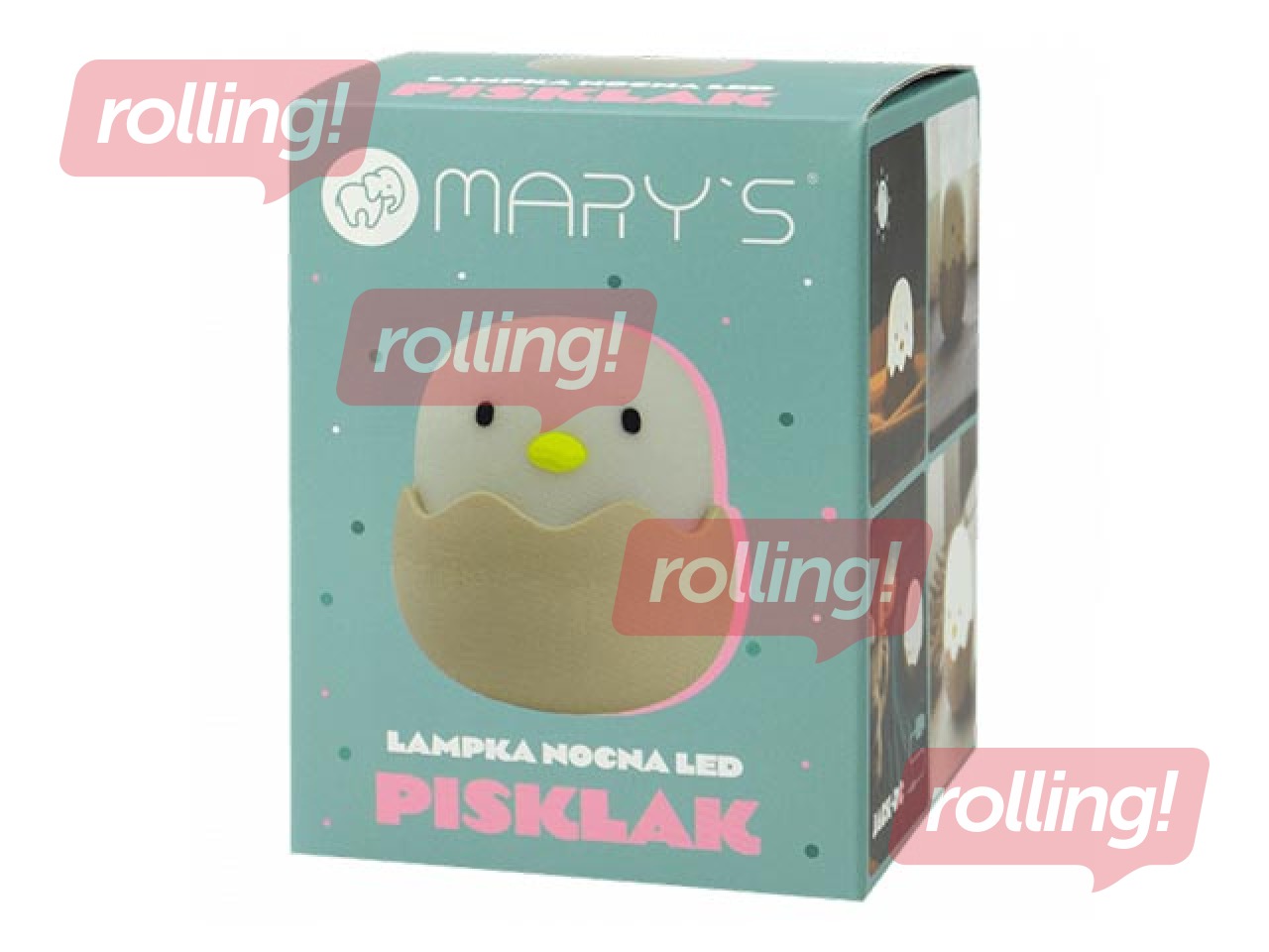 Ночная лампа Mary's, цыплёнок, перезаряжаемый