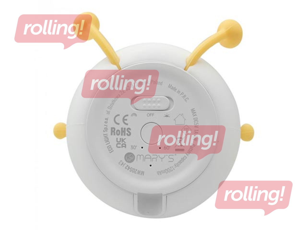 Ночная лампа Mary's, груша, перезаряжаемый