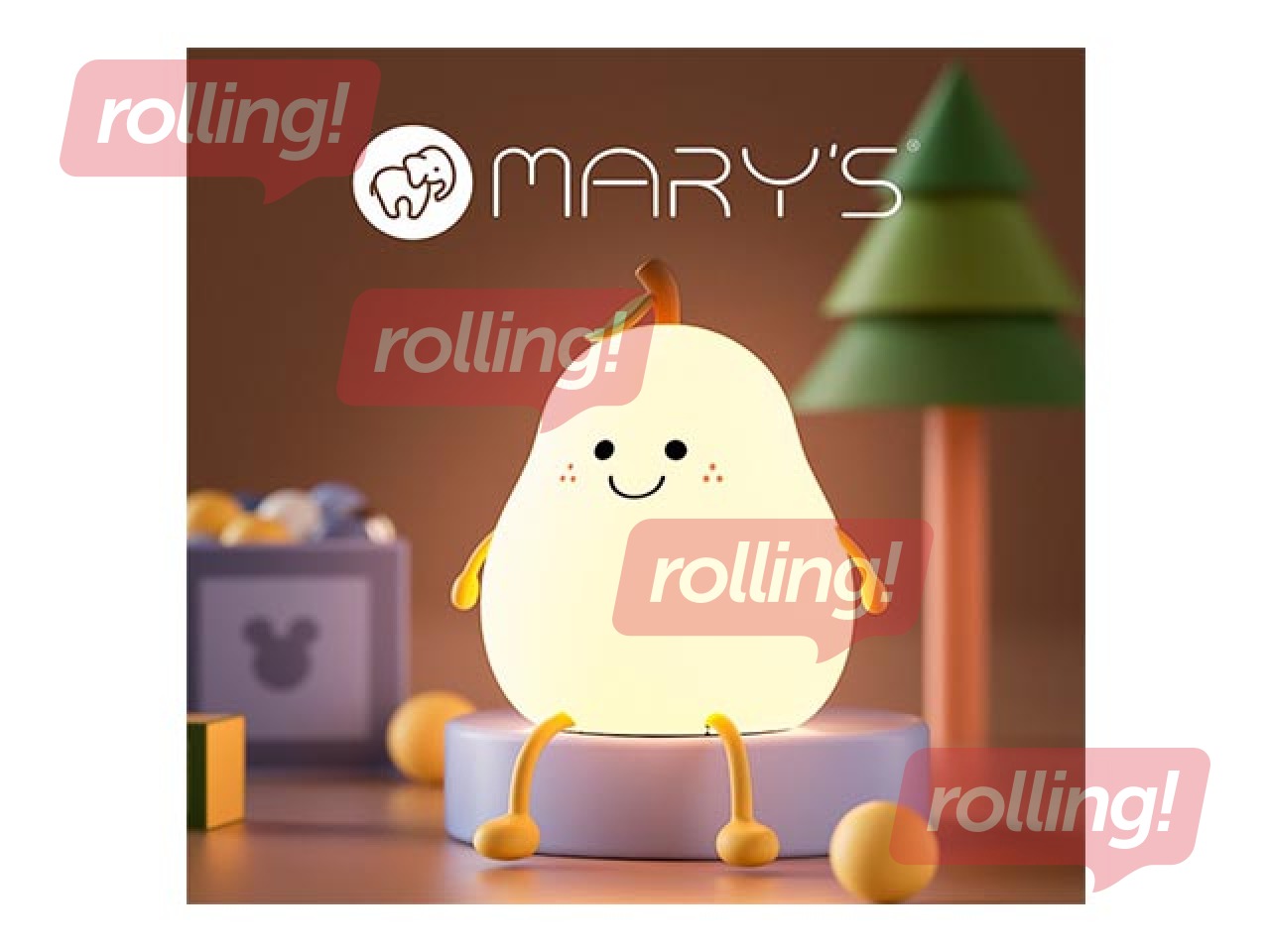 Ночная лампа Mary's, груша, перезаряжаемый