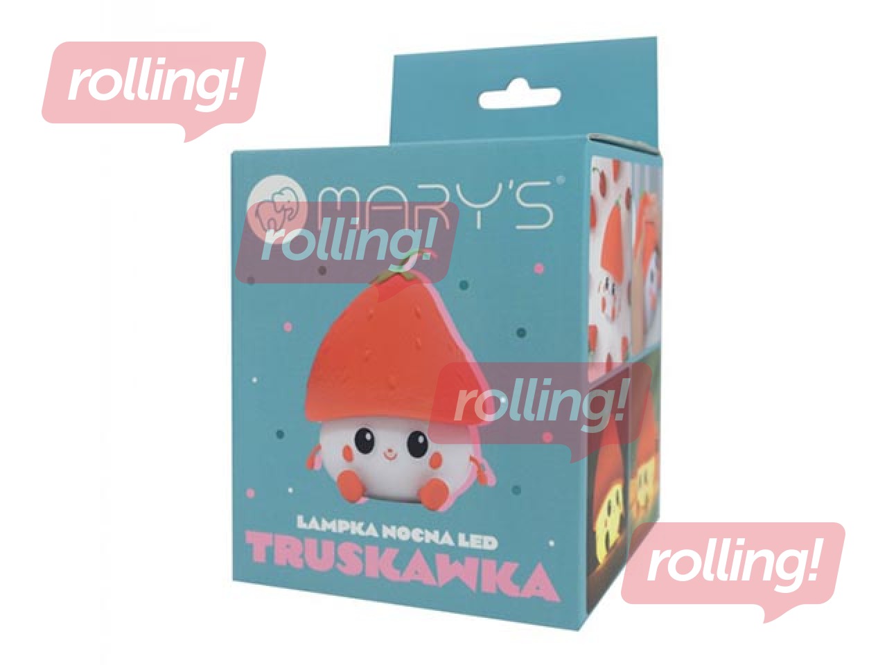 Ночная лампа Mary's, клубника, перезаряжаемая