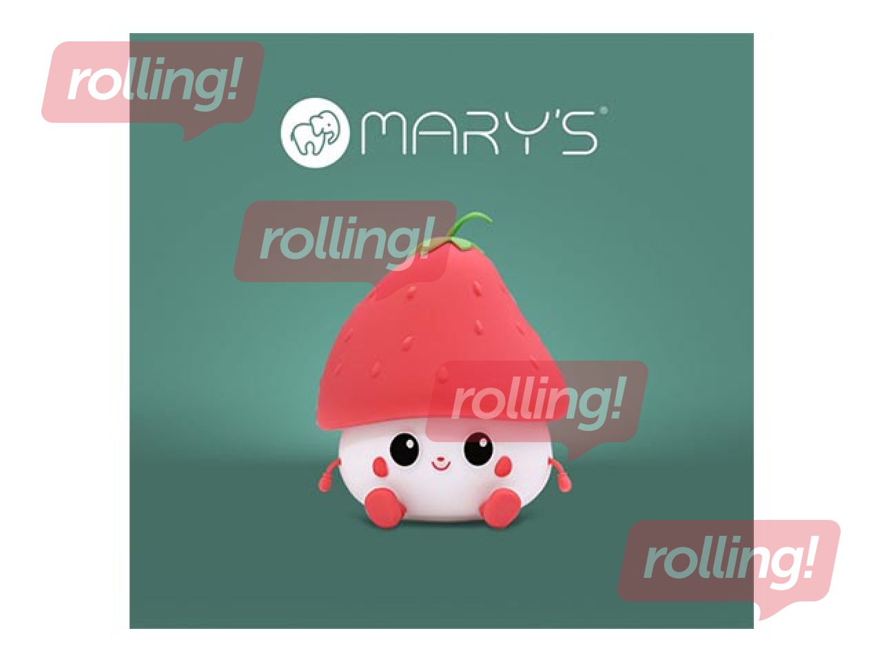 Öövalgusti Mary's, maasikas, laetav