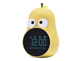 Alarm Clock Mary's, yellow pear, rechargeable
