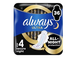 Гигиенические прокладки Always Ultra Secure Night, 36 шт.